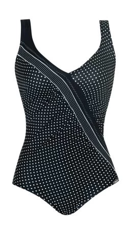 Sunmarin White Dots D Cup One Piece