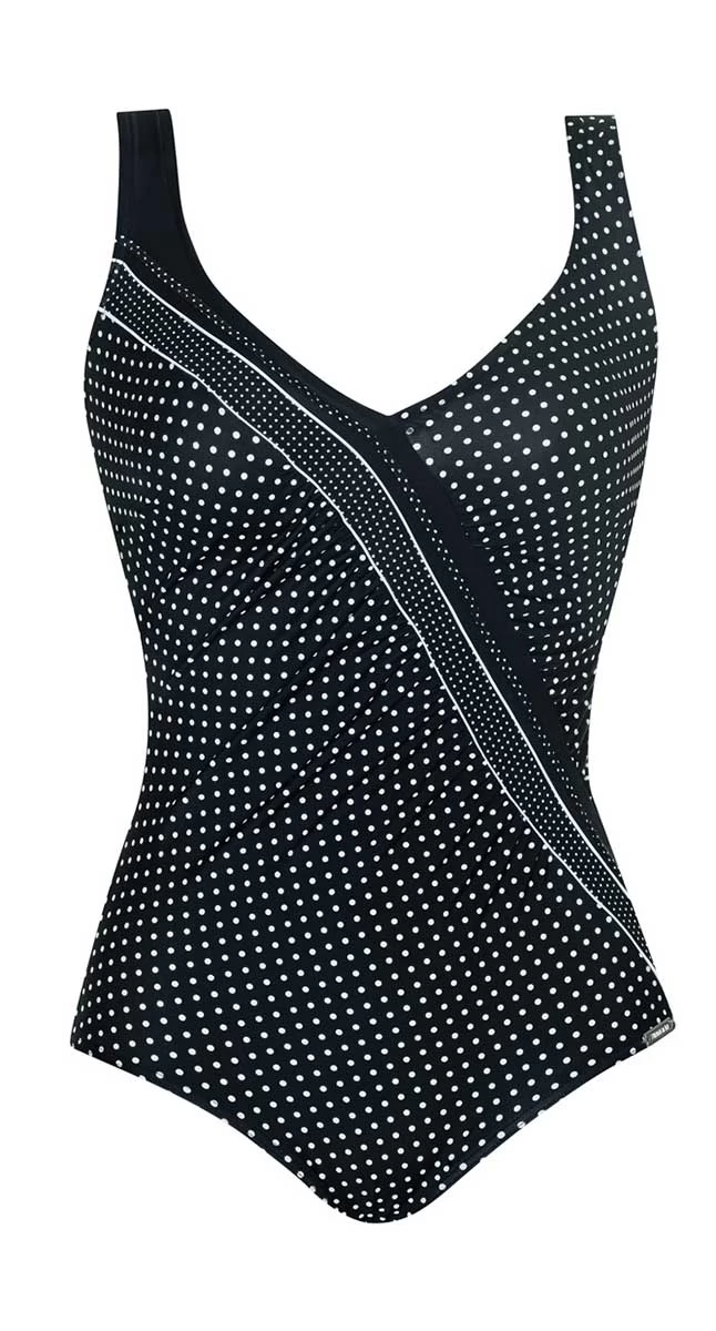 Sunmarin White Dots D Cup One Piece 1 Sunmarin White Dots D Cup One Piece