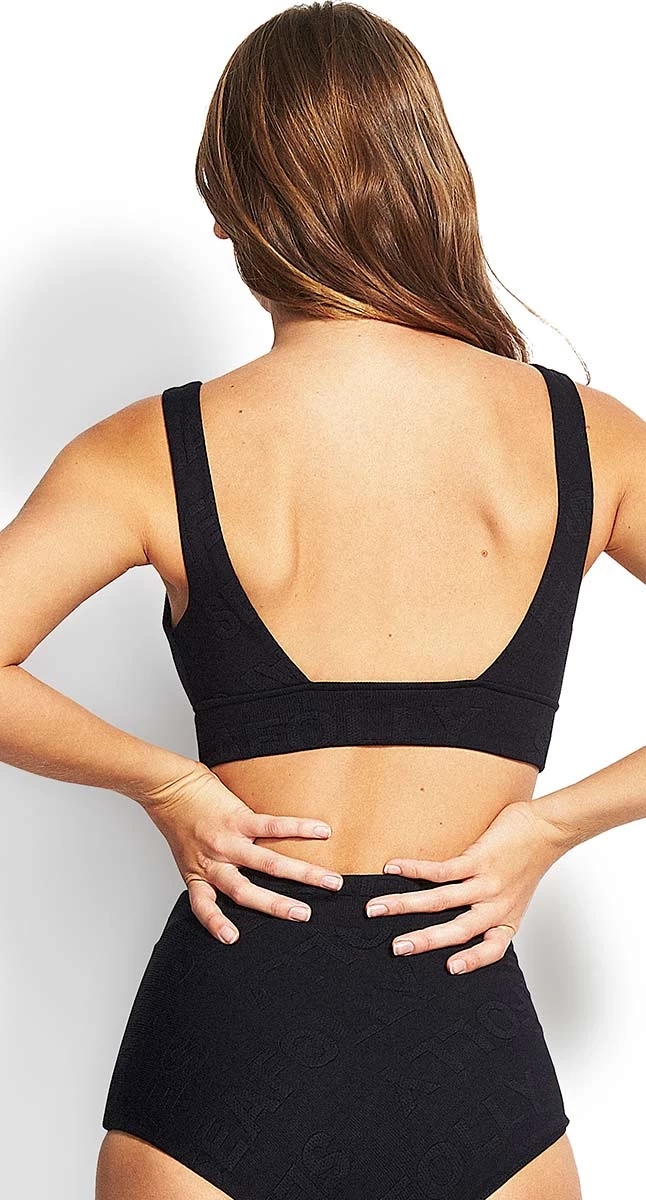 Seafolly Your Type V Neck Crop Bikini Top 2 Seafolly Your Type V Neck Crop Bikini Top - Image 2