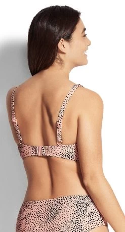 Seafolly Safari Spot F- Cup Bra Bikini Top -Swimwear Sale Store 31202f 655 back rs