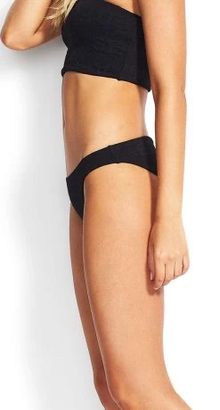Seafolly Your Type Hipster Bikini Pant 5 Seafolly Your Type Hipster Bikini Pant -Swimwear Sale Store 40054 629 black pant side
