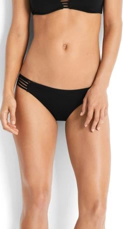 Seafolly Active Print Rouleau Brazilian Bikini Pant