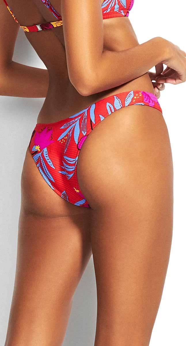Seafolly On Vacation V High Cut Rio Bikini Pant 2 Seafolly On Vacation V High Cut Rio Bikini Pant - Image 2