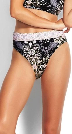 Seafolly Free Spirit Hi Rise Wide Band Bikini Pant