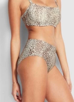 Seafolly Serpentine Wide Side Retro