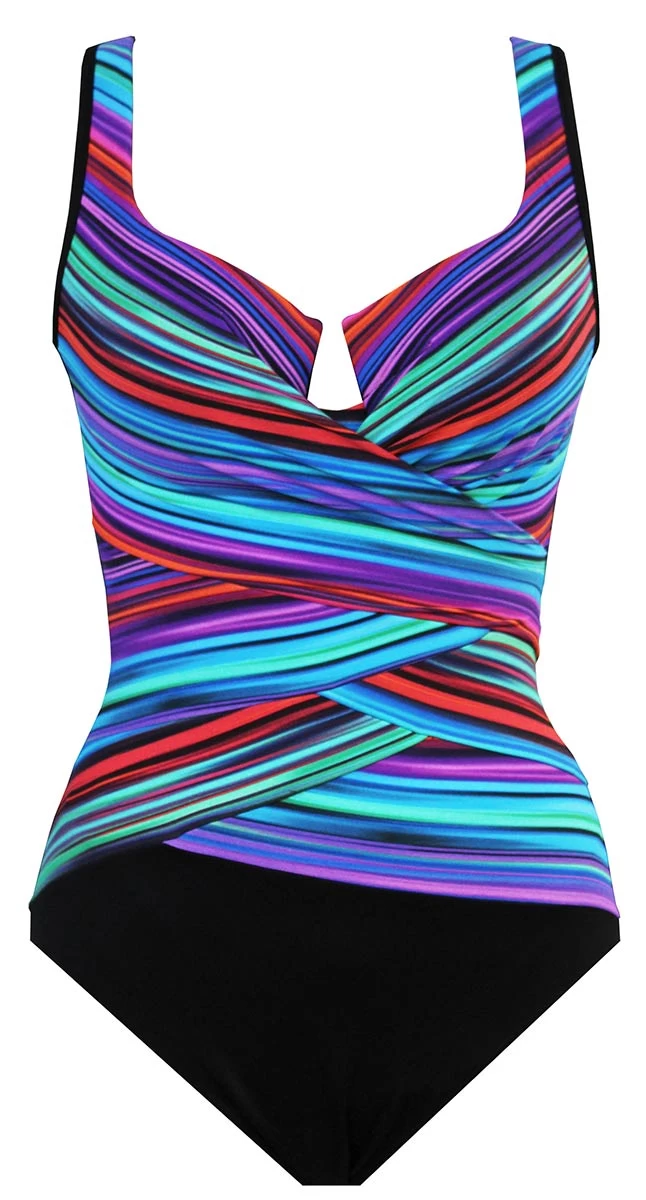 Miraclesuit True Colors Layered Escape Body Shaping Swimsuit 1 Miraclesuit True Colors Layered Escape Body Shaping Swimsuit