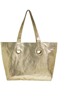 Seafolly Carried Away Seafolly Luxe Eyelet Tote -Swimwear Sale Store 71408 bg gold 2