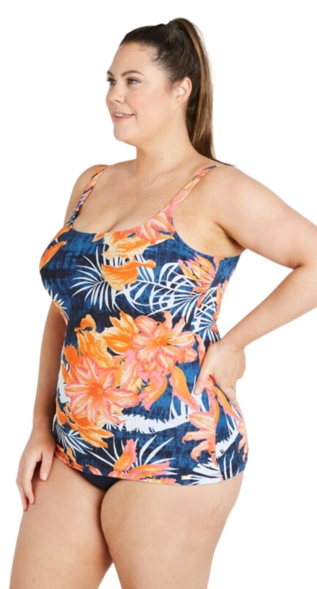 Genevieve Chlorine Resist Scoop Neck Tankini Top - Mastectomy Suitable 2 Genevieve Chlorine Resist Scoop Neck Tankini Top - Mastectomy Suitable - Image 2