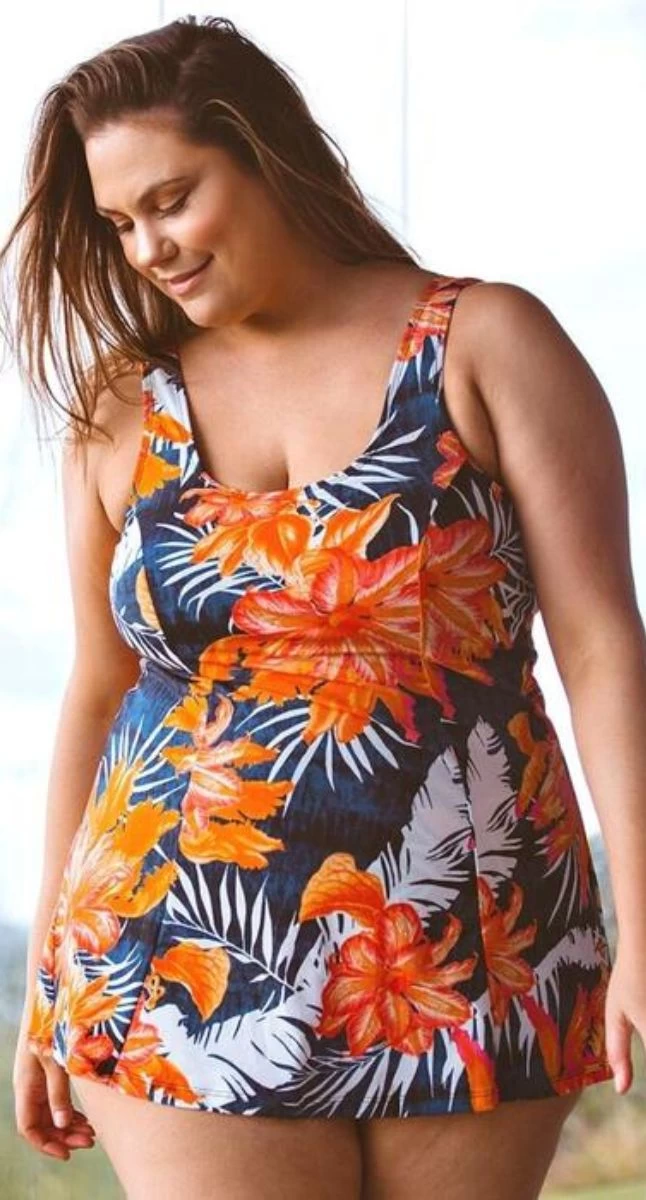 Genevieve Chlorine Resist Swim Dress - Mastectomy Suitable 2 Genevieve Chlorine Resist Swim Dress - Mastectomy Suitable - Image 2