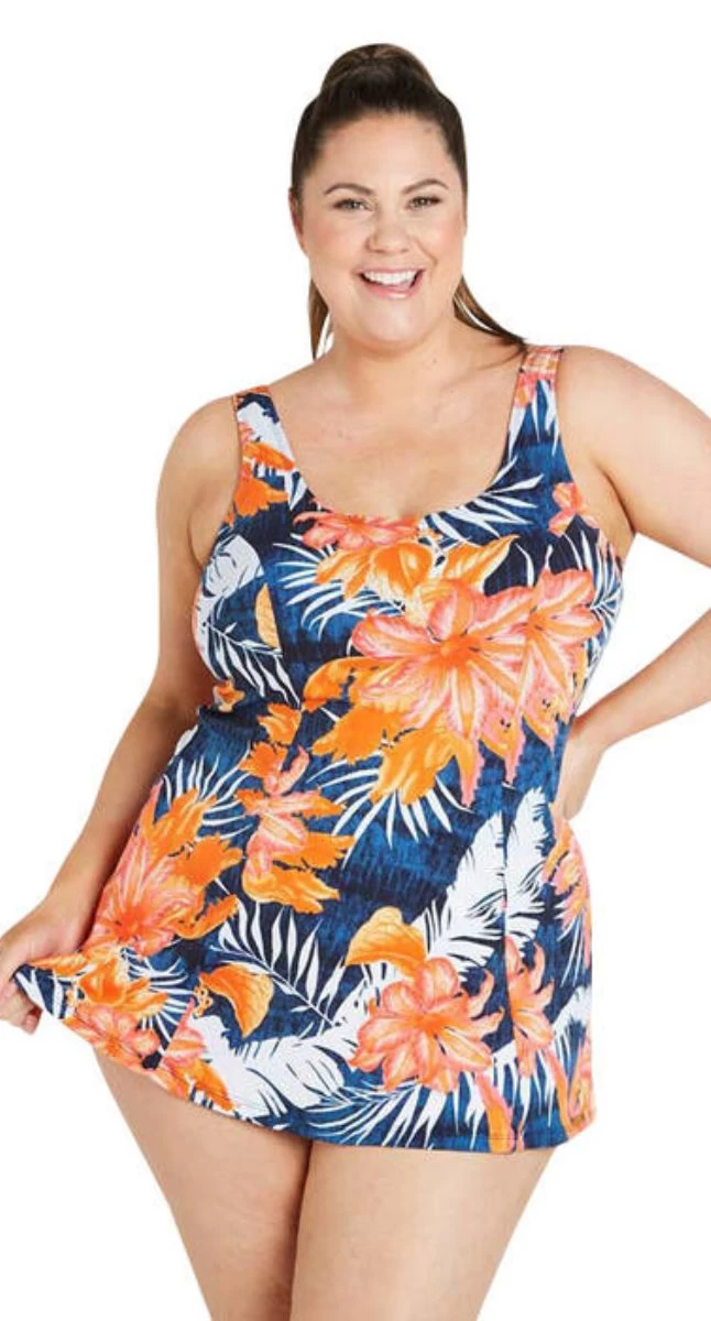 Genevieve Chlorine Resist Swim Dress - Mastectomy Suitable 1 Genevieve Chlorine Resist Swim Dress - Mastectomy Suitable