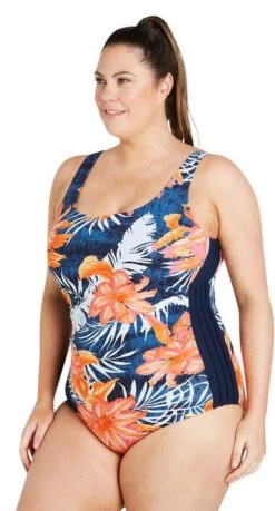 Genevieve Chlorine Resistant Pintuck -Mastectomy Suitable