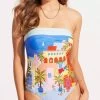 Seafolly On Vacation DD Bandeau One Piece
