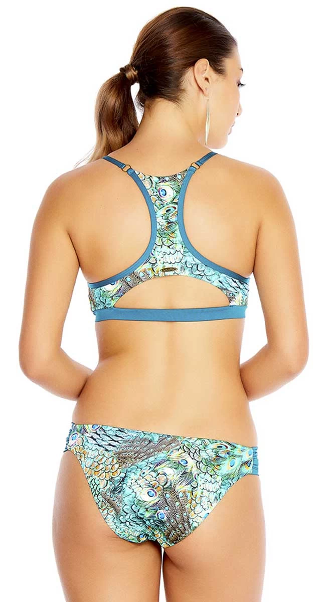 Aqua Blu Divinity Gathered Side Brief 3 Aqua Blu Divinity Gathered Side Brief - Image 3