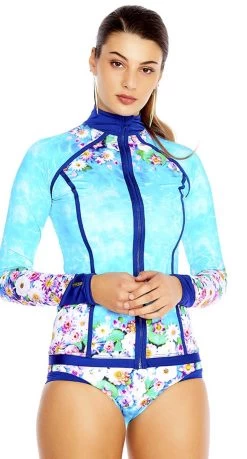 Aqua Blu Infinity Rash Guard