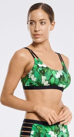 Aqua Blu Botanica D-Dd Cup Fitting Bikini Top -Swimwear Sale Store a9002bo side