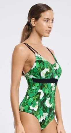 Aqua Blu Botanica Dd-E Cup Bra Fitting One Piece -Swimwear Sale Store a9003bo side