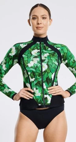 Aqua Blu Botanica Rash Guard - Rashie Top