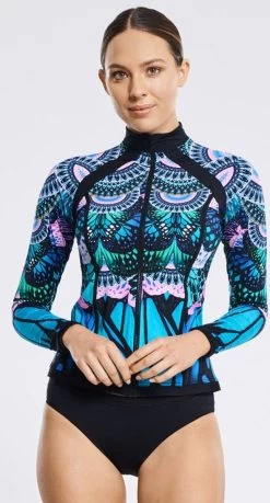 Aqua Blu Botanica Rash Guard - Rashie Top