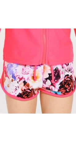 Swimwear Sale Store 26 Aqua Blu Kids Peony Lycra Boardshorts