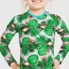 Aqua Blu Kids Paradiso Long Sleeve One Piece