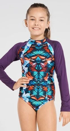 Aqua Blu Kids Enchanted Long Sleeve One Piece