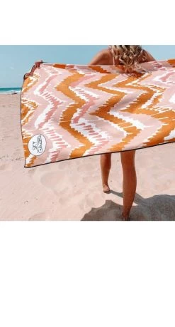 Sky Gazer Luxury Beach Towel In Pouch - Airlie -Swimwear Sale Store airlie skygazer 3