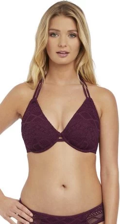 Freya E-F Cup Fitting Sundance Underwire Bandless Halter Bikini Top -Swimwear Sale Store as3971 1.2