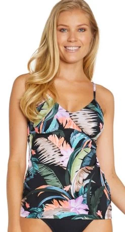 Baku Borneo A-C Cup Fitting Tankini Singlet