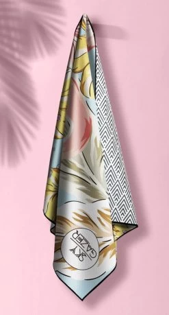 Sky Gazer Luxury Beach Towel In Pouch - Byron