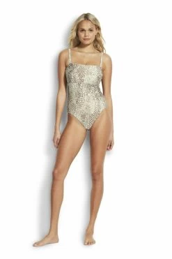 Seafolly Serpentine DD Bandeau Maillot -Swimwear Sale Store dd serpentine2