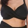 Elomi Magnetic Underwire Plunge Bikini Top Cup Fitting