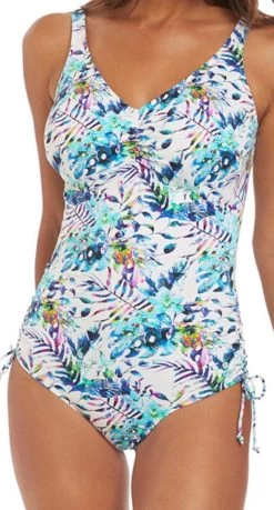 Fantasie Fiji Underwire F Cup V-Neck Swimsuit With Adjustable Leg Height
