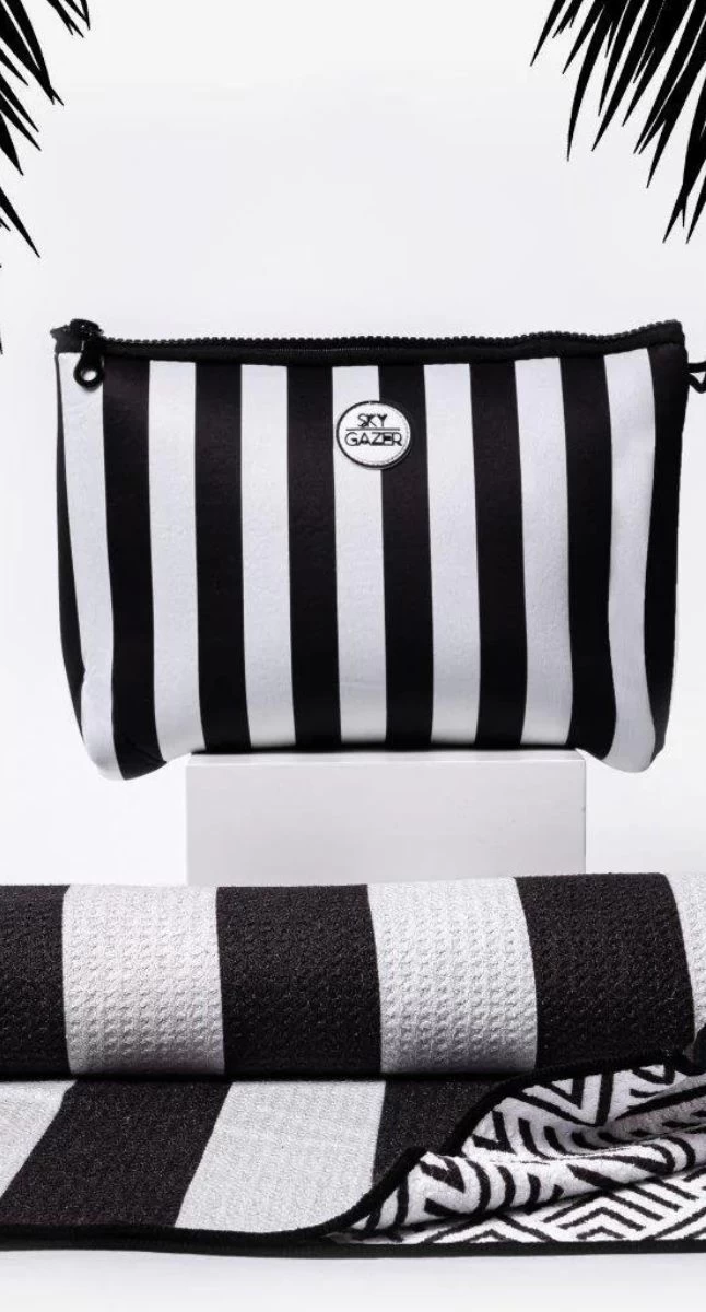 Sky Gazer Luxury Beach Towel In Pouch - The Hamilton 1 Sky Gazer Luxury Beach Towel In Pouch - The Hamilton