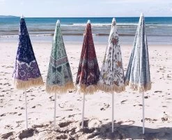 Salty Shadows Maya Beach Umbrella - 50+ UPF 1.8m Wide -Swimwear Sale Store img 3643