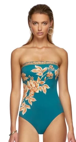 Jets Enchantment Bandeau One Piece Swimsuit