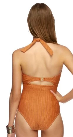 Jets Radiance Bandeau One Piece Swimsuit 3 Jets Radiance Bandeau One Piece Swimsuit -Swimwear Sale Store j10704 back