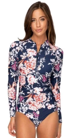 Jantzen Dahlia Gathered Sun Suit One Piece