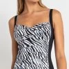 Jantzen Tiger Cross Front D One Piece Swimsuit