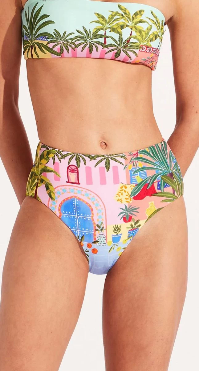 Seafolly On Vacation High Waisted Pant 1 Seafolly On Vacation High Waisted Pant