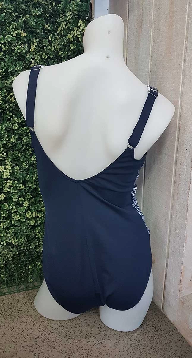 Poolproof Drifter Crossover Print One Piece Swimsuit - Chlorine Resist 2 Poolproof Drifter Crossover Print One Piece Swimsuit - Chlorine Resist - Image 2