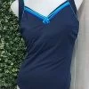Poolproof Le Vogue DD-E Cup Fitting Rouleau Cross One Piece Swimsuit - Chlorine Resist