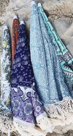 Salty Shadows Native Beach Umbrella - 50+ UPF 1.8m Wide -Swimwear Sale Store saltyshadows1