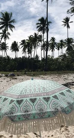 Salty Shadows Zingara Beach Umbrella - 50+ UPF 1.8m Wide -Swimwear Sale Store saltyshadows12