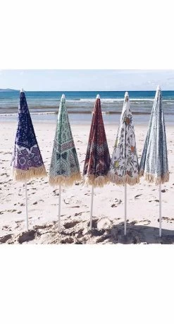 Salty Shadows Zingara Beach Umbrella - 50+ UPF 1.8m Wide -Swimwear Sale Store saltyshadows14 2