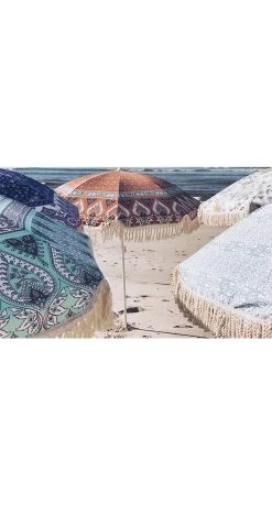 Salty Shadows Zingara Beach Umbrella - 50+ UPF 1.8m Wide -Swimwear Sale Store saltyshadows17 1