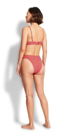 Seafolly Seaside Stripe Longline Tri -Swimwear Sale Store seaside bikini2 1