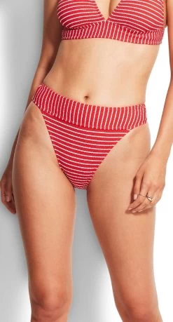 Seafolly Seaside Stripe Banded Hi Rise Pant