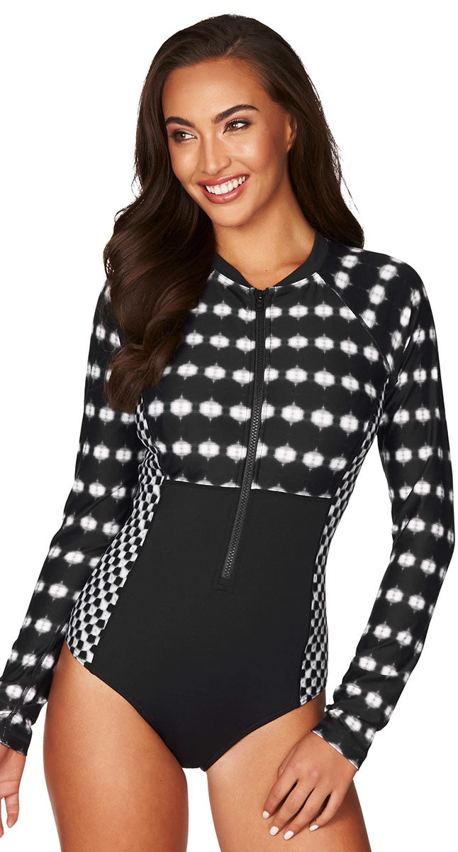 Sea Level Bandhani Long Sleeved Multifit One Piece 1 Sea Level Bandhani Long Sleeved Multifit One Piece