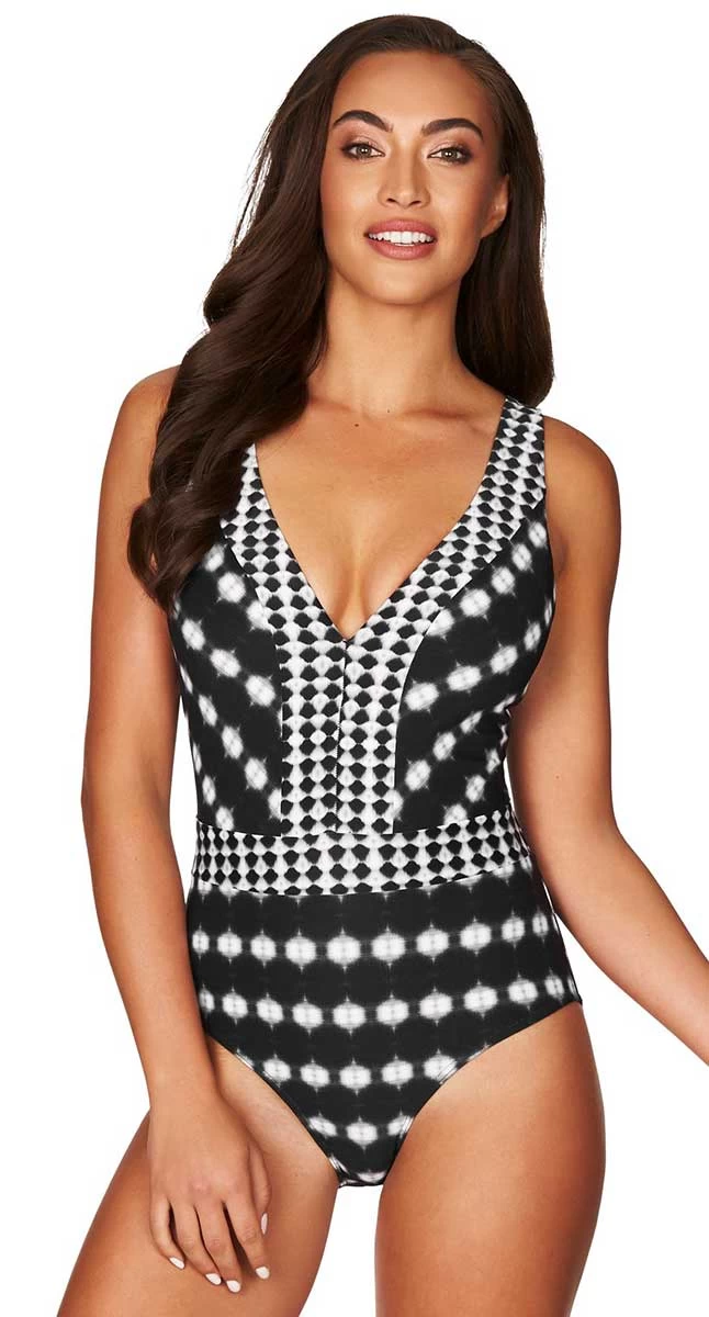 Sea Level Bandahani Spliced Multifit One Piece Swimsuit 2 Sea Level Bandahani Spliced Multifit One Piece Swimsuit - Image 2