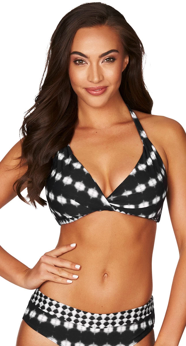 Sea Level Bandhani Multifit Halter Bra 1 Sea Level Bandhani Multifit Halter Bra